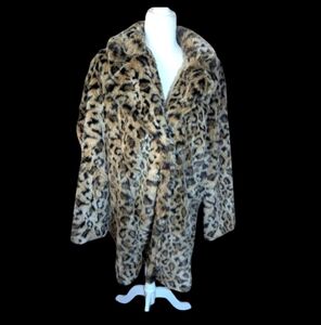 American Eagle Outfitters Animal Print Teddy Jacket